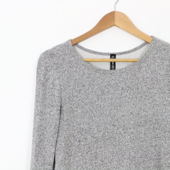 *Design Lab, Lord and Taylor Terry Crew with Bell Ruffle Sleeves - Picture 3 of 6